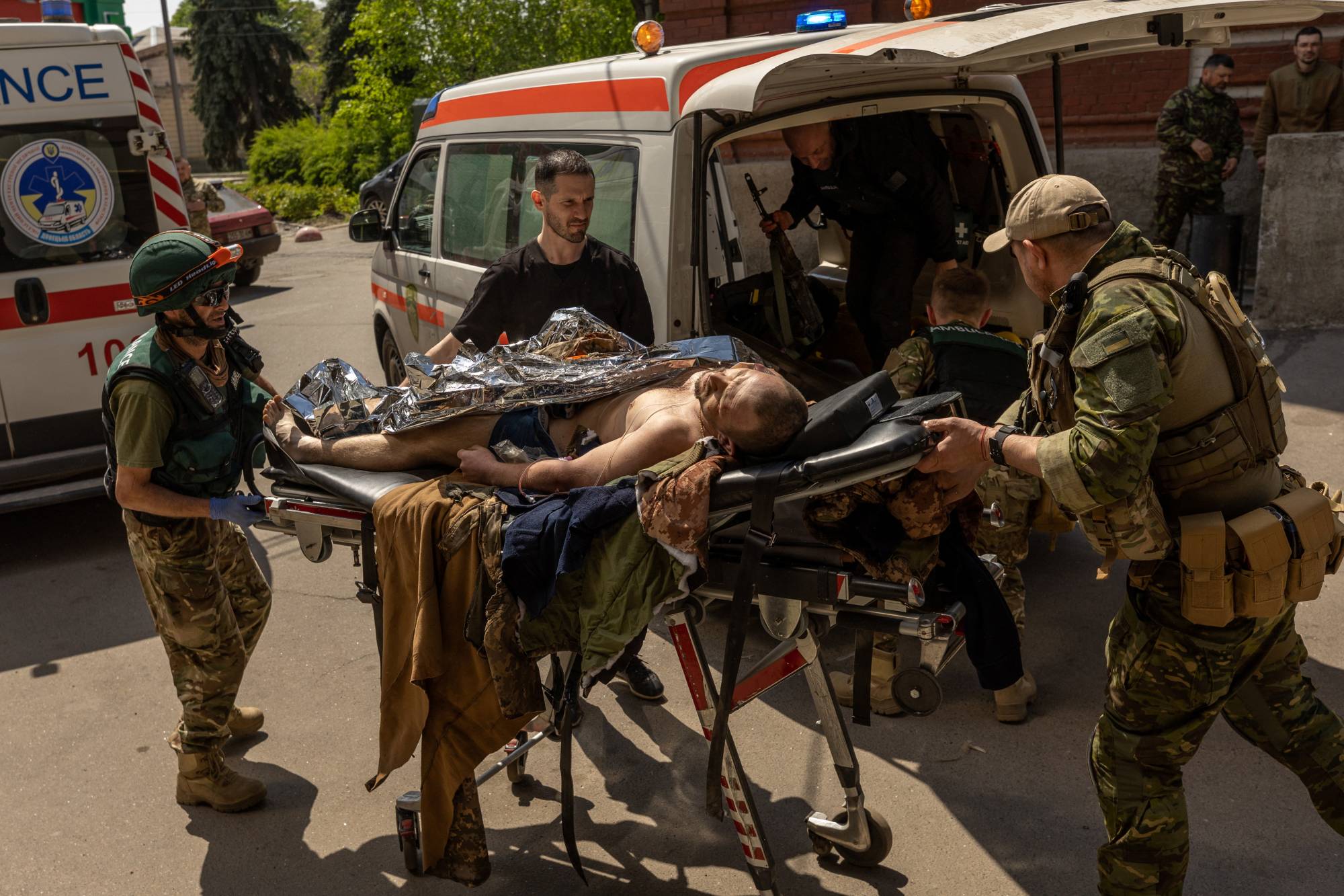 The Wider Image: Inside a Ukraine hospital where medics work as rockets fall